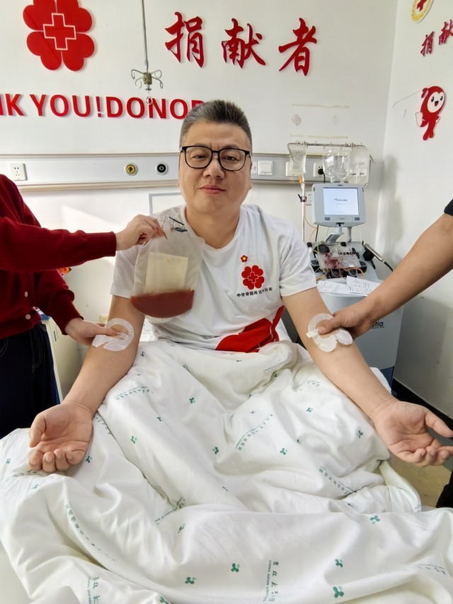 驻村干部完成吉林省造血干细胞新年第一捐 图1