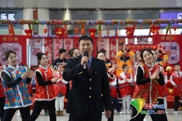 吉林车务段：热热闹闹迎春_红红火火送福 图2