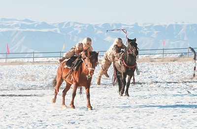 老虎台乡民兵骑兵连在祖国西北边陲筑起一道雄关——60年，马背上守护天山 图3