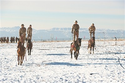 老虎台乡民兵骑兵连在祖国西北边陲筑起一道雄关——60年，马背上守护天山 图4