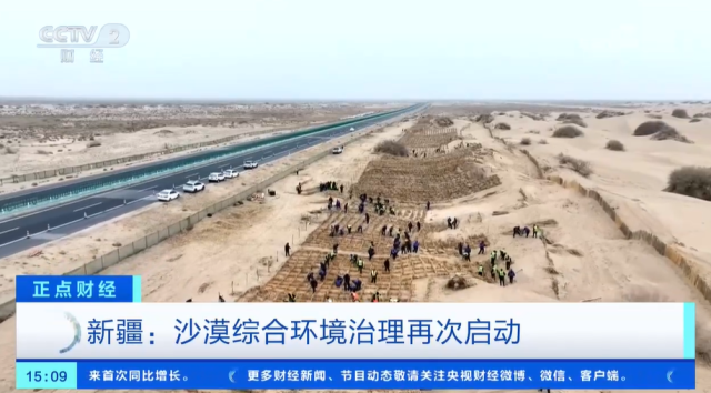 新疆再次大规模启动沙漠综合环境治理 图2