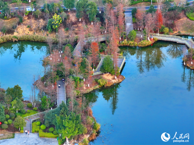 江西安远：春染“微公园”_扮靓“绿空间” 图1