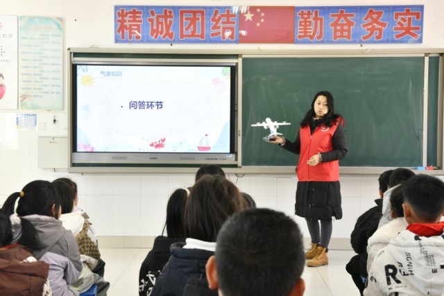 河北迁安：气象科普进校园_防灾知识“种”心间 图3