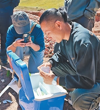 青海西宁野生动物园兽医团队多年坚持救治保护雪豹——_“再苦再难也能坚持下来”（守 图1