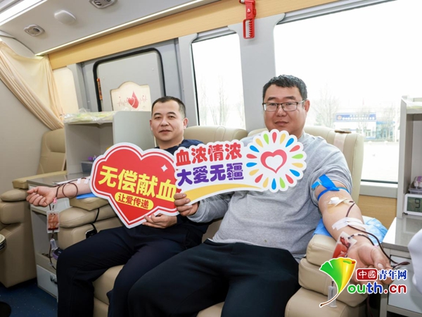 国能榆林能源公司郭家湾煤矿连续6年组织开展义务献血活动 图1