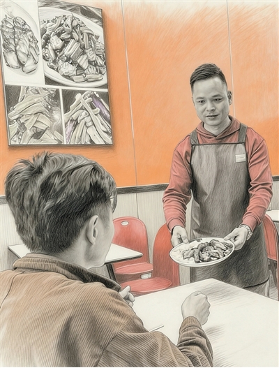 一碗免费餐，给陌生人递来温暖托起希望 图1