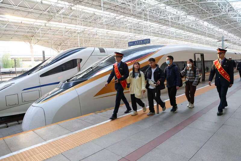 北京北站“德馨”服务组：重点旅客的服务没有淡季和旺季 图1